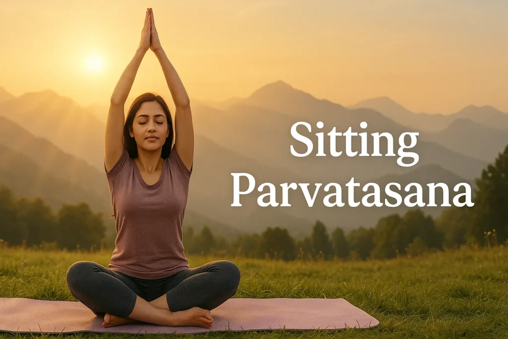Sitting Parvatasana